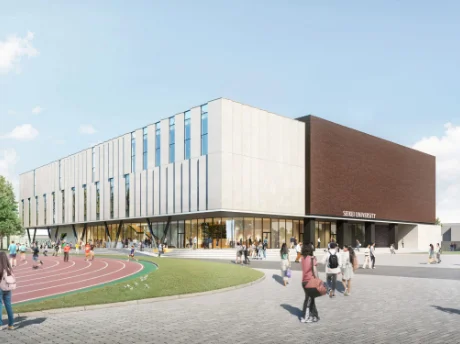 大学新総合体育館の建設