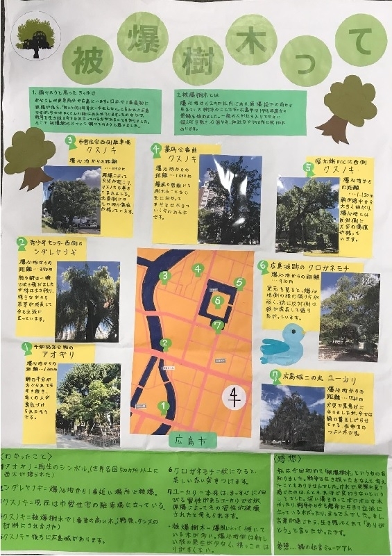 被爆樹木