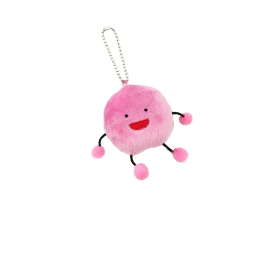 ピーチくんもふもふストラップ