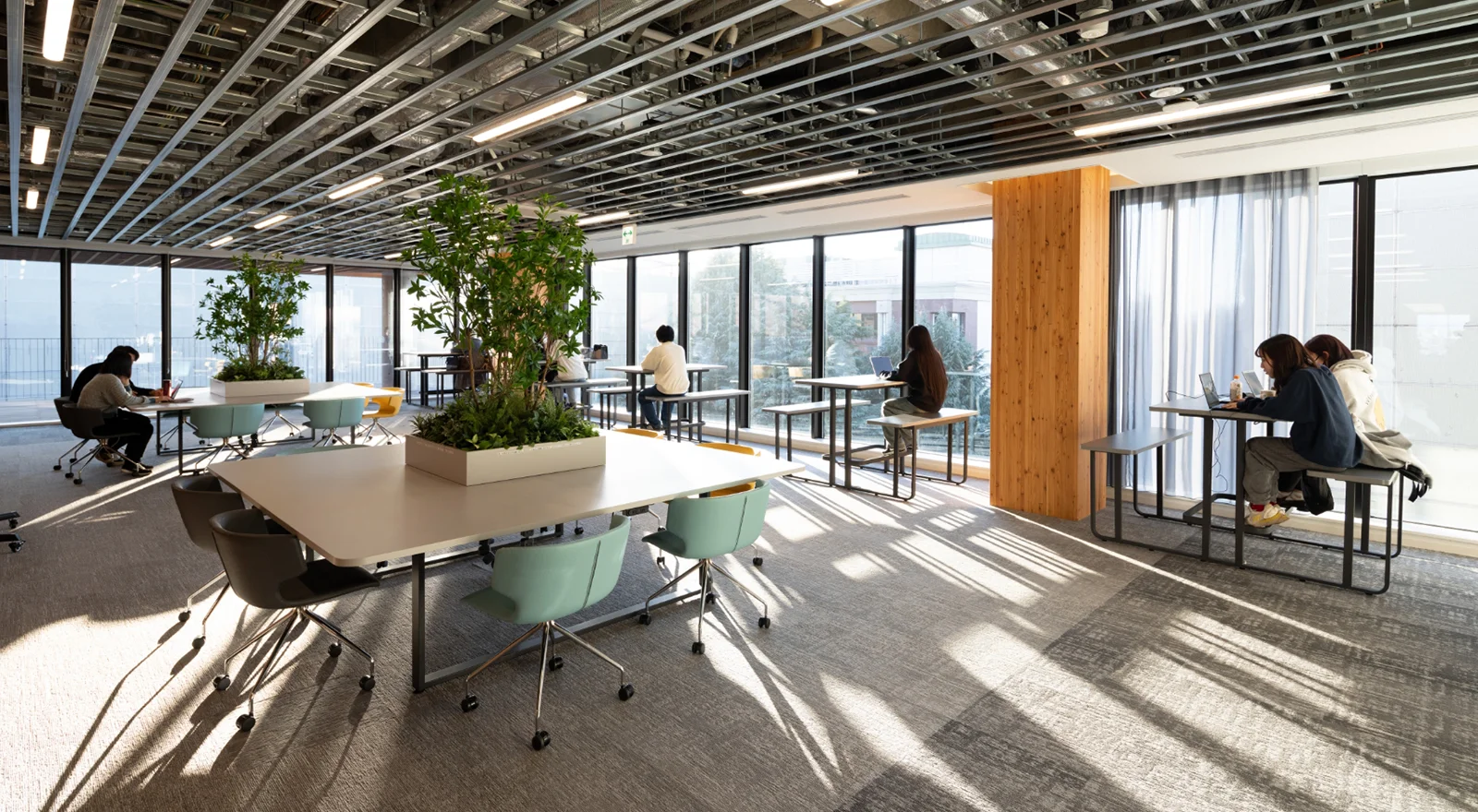 新棟：理工学部エリア