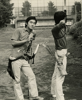 アーチェリー部 安倍氏と盛田氏